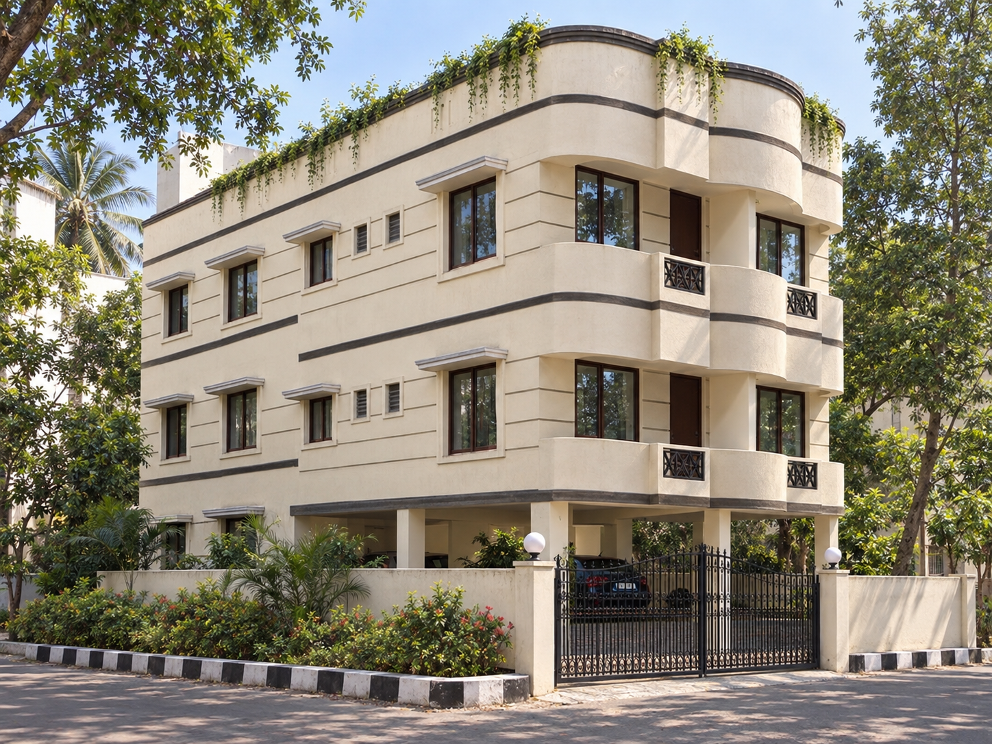 Shiv Apartments – School View Road view 2