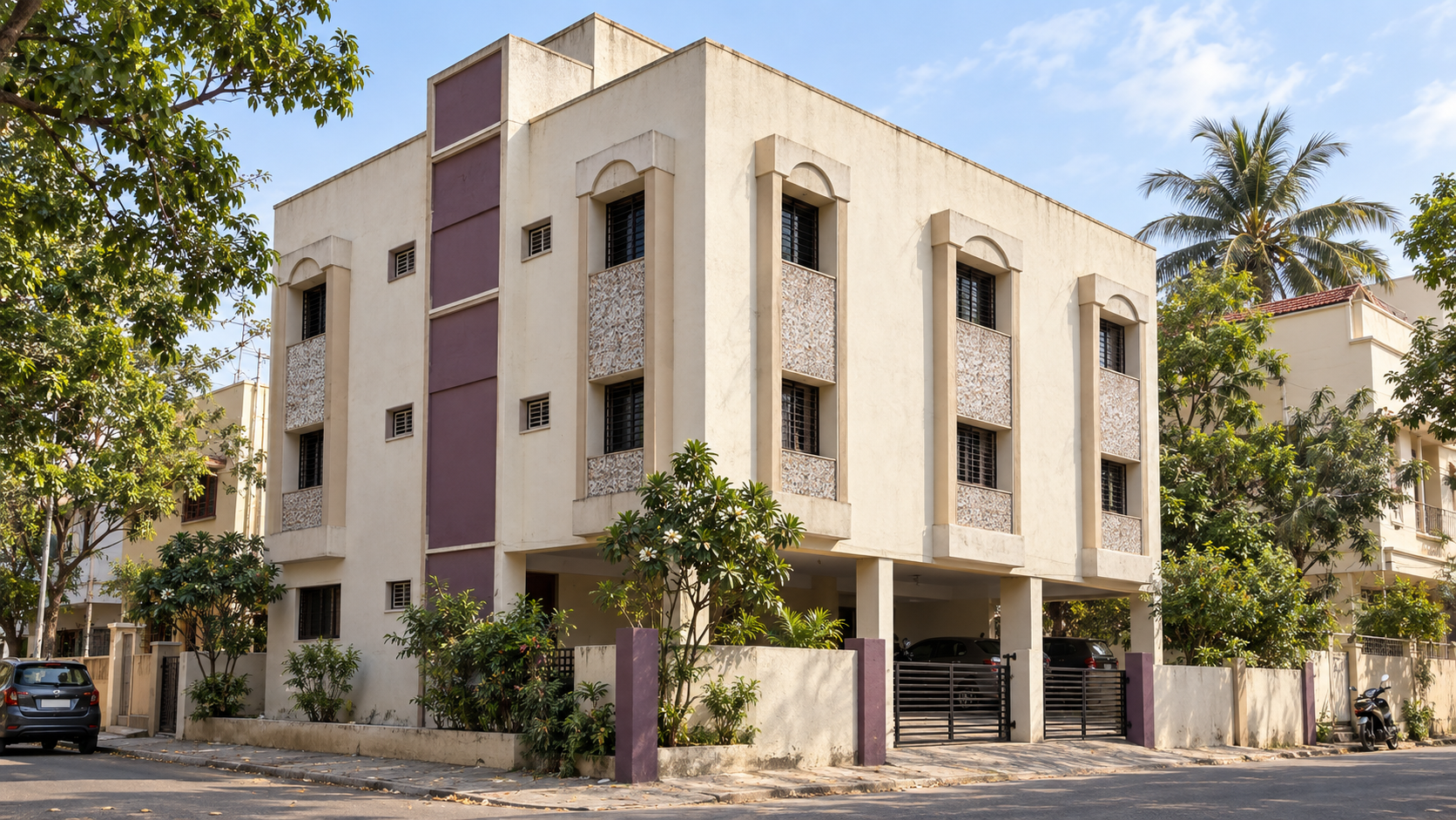 Shiv Apartments – Subbaraya Nagar exterior